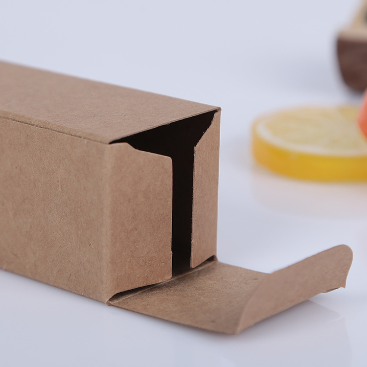 الجملة مربع التعبئة والتغليف مستحضرات التجميل تصميم مخصص مربع زجاجة الزيت العطري كرافت ورقة مربع