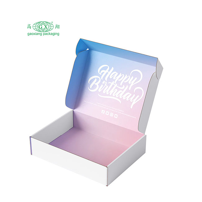 مستحضرات التجميل الملابس الداخلية الملابس التعبئة boxycharm الورق المموج مع شعار مخصص مطبوعة مربعات شخصية