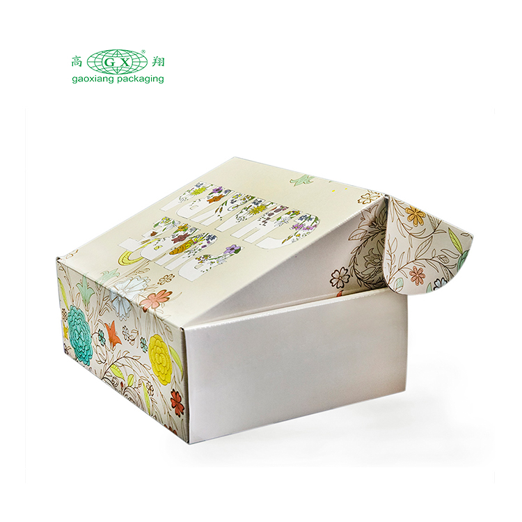 مستحضرات التجميل الملابس الداخلية الملابس التعبئة boxycharm الورق المموج مع شعار مخصص مطبوعة مربعات شخصية