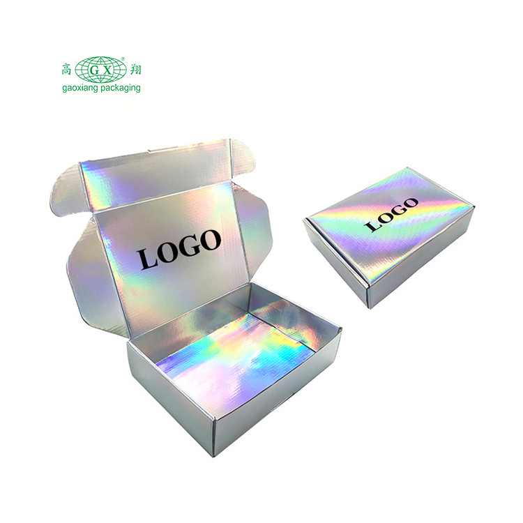 جودة عالية مخصصة printlogo كرتون صغير مموج صندوق بريد صندوق بريد قابل للطي صندوق بريد ثلاثي الأبعاد صناديق الشحن