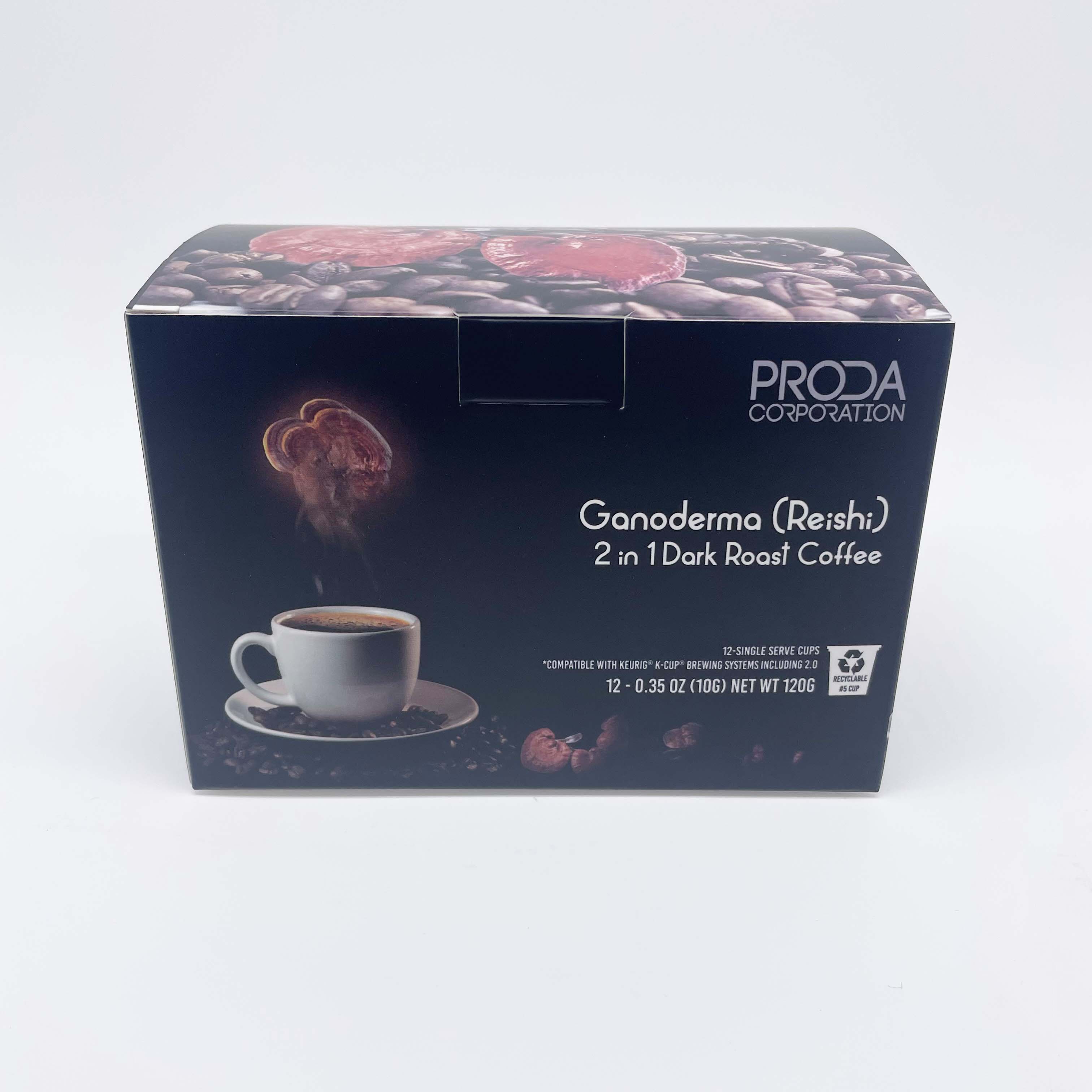 صندوق تغليف كبسولات K-cup من الورق المقوى عبوة 12 قطعة صندوق كوب keurig k مع مخصص